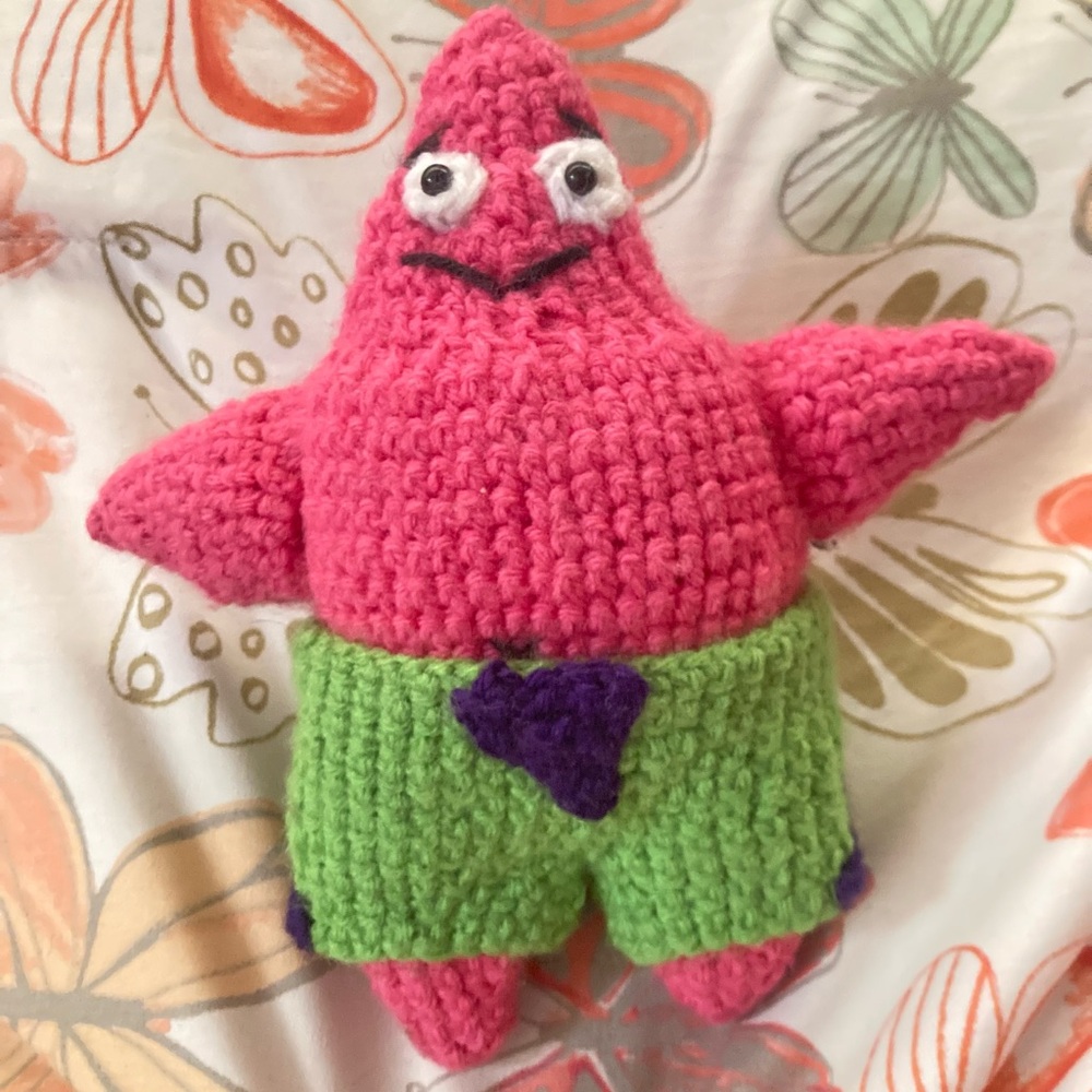 Patrick crochet doll homemade